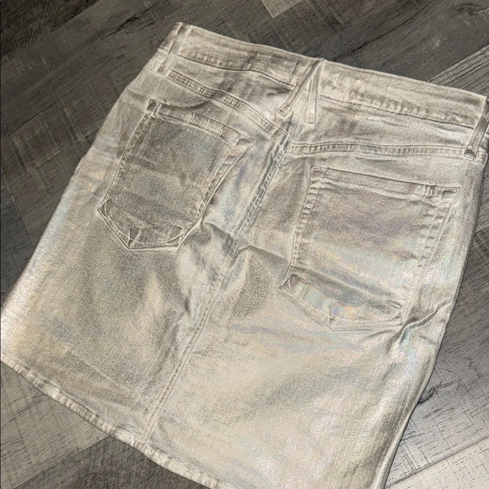 Good American Metallic Mini Skirt - Picture 6 of 9